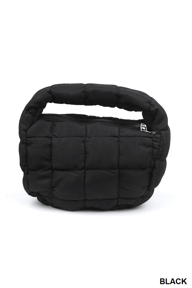 Quilted Micro Puffy Handbag