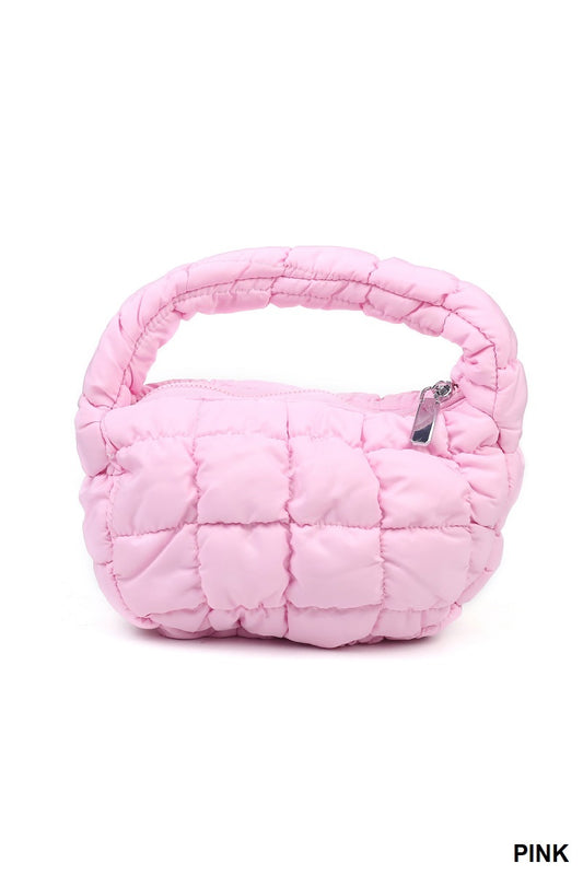 Quilted Micro Puffy Handbag