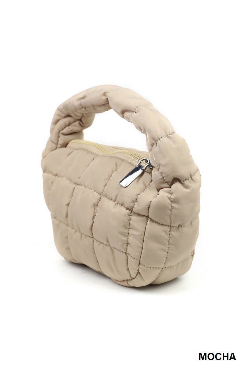 Quilted Micro Puffy Handbag